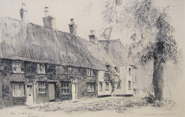 David Green: Cottages at Harrold Green, Bedfordshire