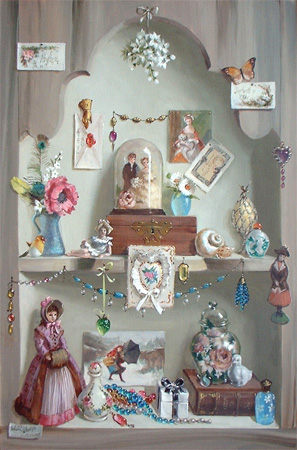 Deborah Jones: Cupboard with Bridal Group