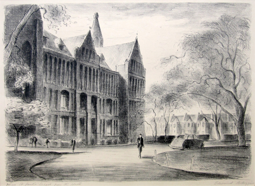 Edward Ardizzone: St. Paul's School from the North
