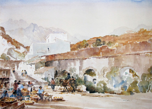 Francis Murray Russell Flint: The Aquaduct