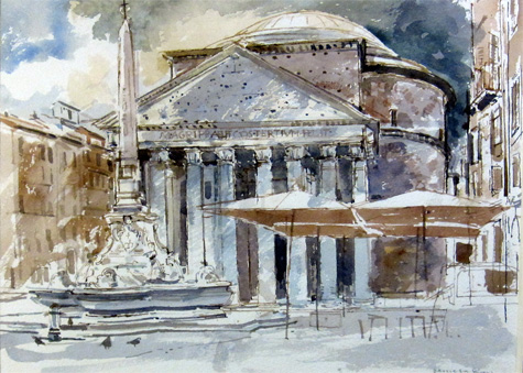Pamela Kay: Piazza Della Rotonda, Rome