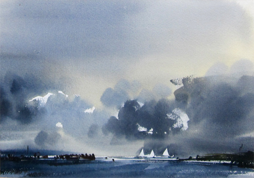 Peter Burman: Approaching Storm, River Orwell
