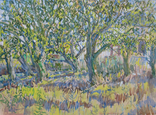 Philip Meninsky: An Orchard in Sunshine