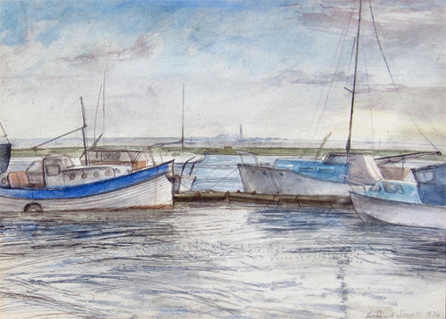 Richard Sorrell: Boats at Leigh