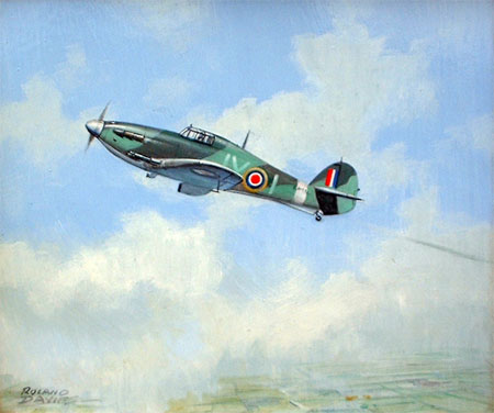 Roland Davies: Hawker Hurricane Mk IIC No1 Squadron 1942
