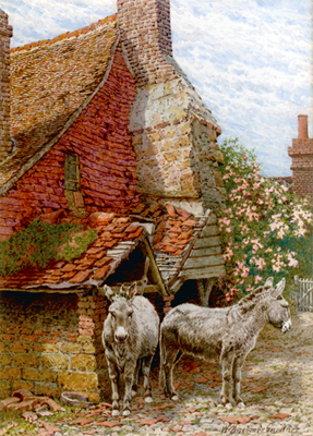 William Biscombe Gardner: 'Their Old Home' Pembury nr Tunbridge Wells