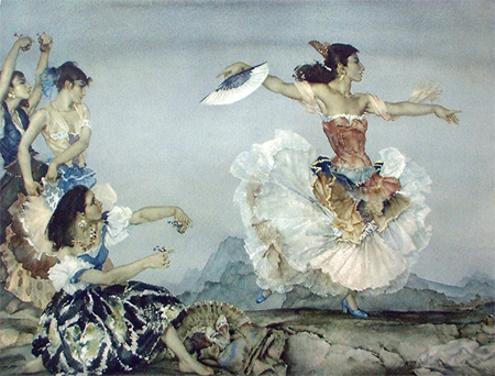 Dansa Montana by Sir William Russell Flint