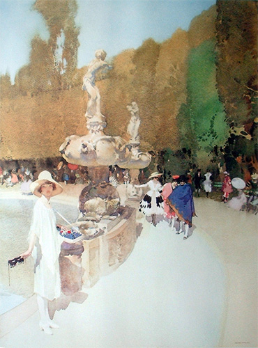 A Florentine Masquerade by Sir William Russell Flint
