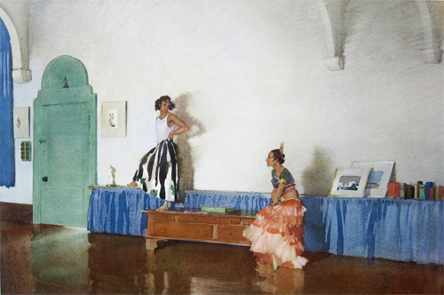 In My Studio by Sir William Russell Flint
