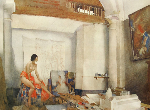 Model for Vanity by Sir William Russell Flint