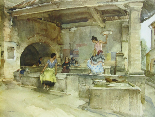 Proven&ccedil;al Caprice by Sir William Russell Flint