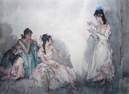 The Pendant by Sir William Russell Flint